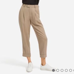 Everlane Put Together Pleat Pant Clay Taupe 6 EUC